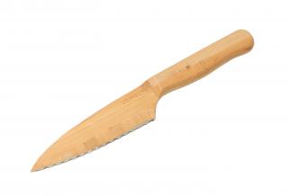 Bambusový kuchyňský nůž s nerezovým ostřím - 26 cm