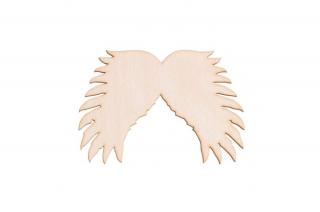 Dřevěná andělská křídla III 8,5 x 5,5 cm