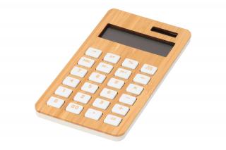 Dřevěná bambusová kalkulačka