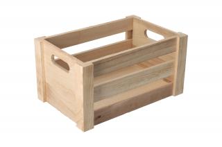 Dřevěná bedýnka storage 26x17x13,5 cm