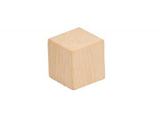Dřevěná kostka 2,5 x 2,5 cm