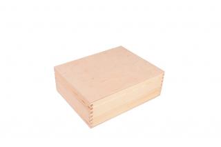 Dřevěná krabička s pořadačem