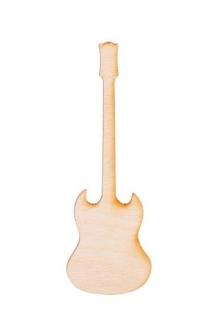 Dřevěná kytara II 10 x 3,5 cm