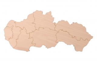 Dřevěná mapa Slovenska