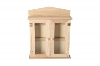 Dřevěná skříňka na klíče - 27 x 21 x 6,5 cm