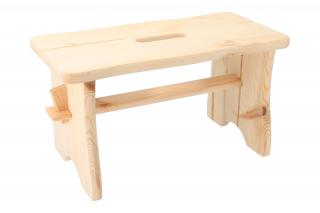 Dřevěná stolička 39 x 18,5 x 21 cm