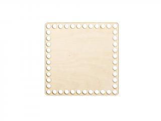 Dřevěné dno/víko na košík - čtverec bříza Zvolte variantu:: 10x10 cm