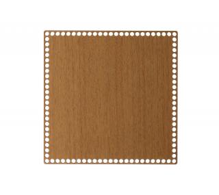 Dřevěné dno/víko na košík - čtverec dub Zvolte variantu:: 23x23 cm