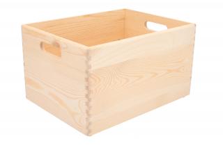 Dřevěný box 40 x 30 x 23 cm