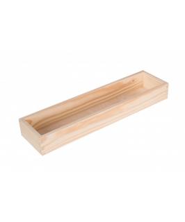 Dřevěný box 43x11 cm