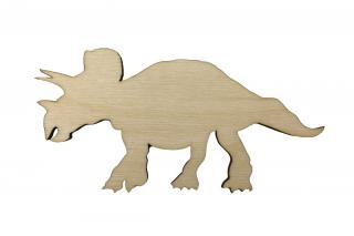 Dřevěný dinosaurus XIV 10 x 5 cm