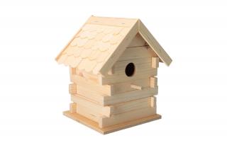 Dřevěný domeček pro sýkorky
