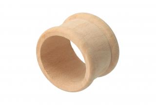 Dřevěný kroužek na ubrousky - prsten