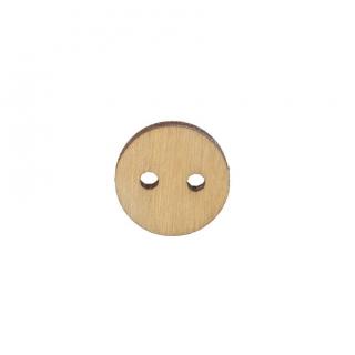 Dřevěný kulatý knoflík 1,5 cm