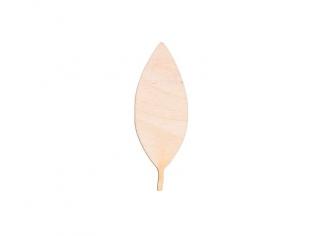 Dřevěný list V 8 x 3 cm