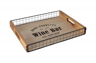 Dřevěný servírovací tác Wine Bar - velký