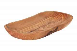 Miska z olivového dřeva oválná 26 cm