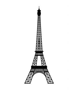 Nástěnné dřevěné puzzle - Eiffelova věž