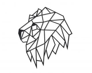 Nástěnné dřevěné puzzle - Hlava lva