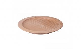 Stylový dřevěný talíř malý