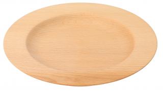 Stylový dřevěný talíř