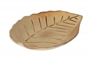 Tác z lisovaného dřeva - bukový list