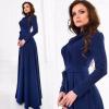 Dámské elegantní dlouhé modré šaty AKCE Velikost: L