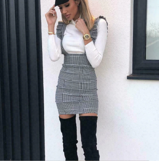 FASHION dámské šaty NOVINKA - 2 barvy Barva: Šedá, Velikost: S