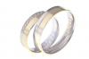 Snubní prsteny LR-115 kámen: bez kamene, šířka: 4,0, zlato: kombinované