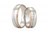 Snubní prsteny LR-350 kámen: bez kamene, šířka: 5,0, zlato: kombinované