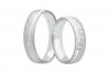 Snubní prsteny LR-396 kámen: bez kamene, šířka: 5,0, zlato: bílé