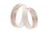 Snubní prsteny LR-411 kámen: briliant, šířka: 5,0, zlato: bílé
