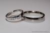 Snubní prsteny LR-412+ ST-0080 kámen: bez kamene, šířka: 4,0, zlato: bílé