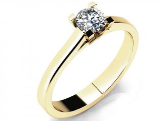 Zásnubní prsten LOVE 021 zlato: bílé