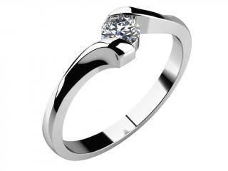 Zásnubní prsten LOVE 030 zlato: bílé