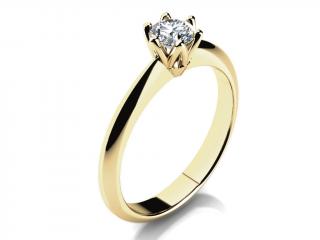 Zásnubní prsten LOVE 057 zlato: bílé
