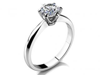 Zásnubní prsten LOVE 089 zlato: bílé