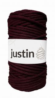 Bavlněné šňůry JUSTIN 3 mm burgund