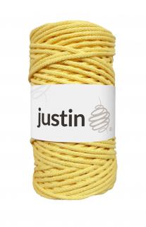 Bavlněné šňůry JUSTIN 3 mm citron