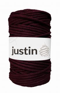 Bavlněné šňůry JUSTIN 5 mm burgund