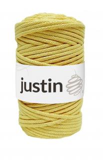 Bavlněné šňůry JUSTIN 5 mm citron