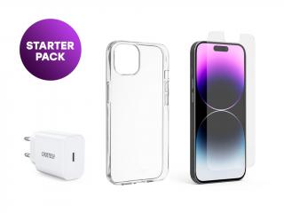 Balíček STARTER - Tvrzené sklo, ochranný kryt, USB-C adaptér Model:: iPhone XS Max
