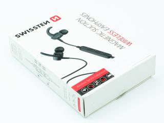 Bluetooth sluchátka Swissten Active - Černá