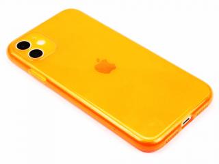 Fluorescentní obal na iPhone 11 - Oranžový