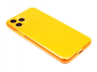 Fluorescentní obal na iPhone 11 Pro - Oranžový