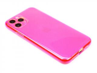 Fluorescentní obal na iPhone 11 Pro - Růžový