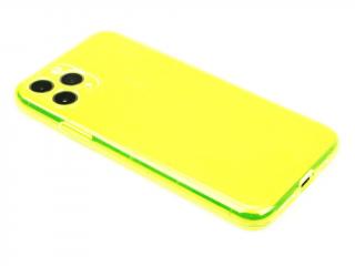 Fluorescentní obal na iPhone 11 Pro - Žlutý
