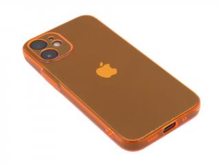 Fluorescentní obal na iPhone 12 Mini - Oranžový