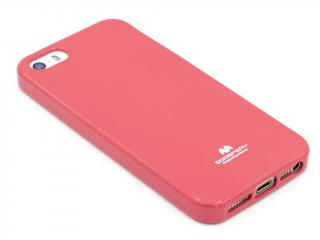 Goospery JELLY CASE na iPhone 5,5s,SE - Růžový