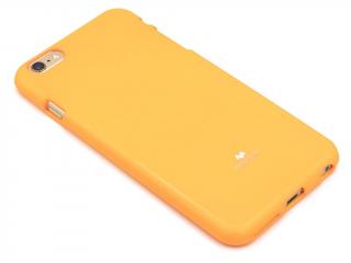 Goospery JELLY CASE na iPhone 6,6s PLUS - Oranžový
